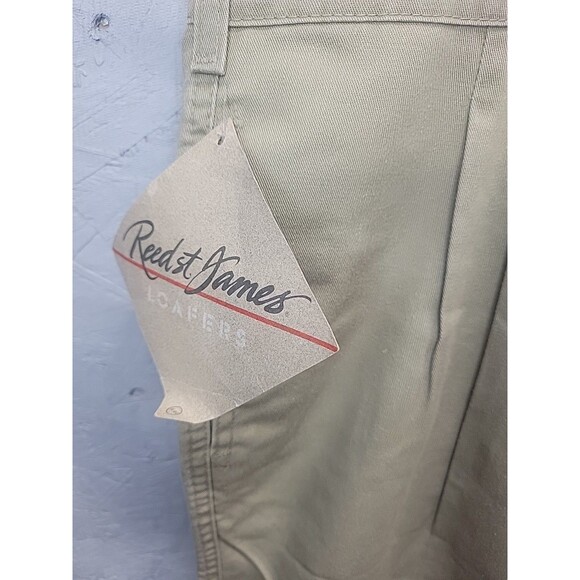 NWT Reed St James Mens Pleated Front Straight Leg Dress Pants Slacks‎ 36X32 Vtg - Picture 4 of 10